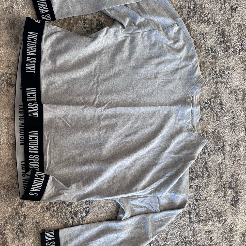 Victoria Sport Gray Crew Neck Sweater